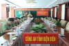 Đoàn Công an tỉnh Hà Giang kiểm tra kết quả thực hiện phong trào thi đua “Vì ANTQ” năm 2019 tại Công an tỉnh Điện Biên