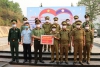 Công an Điện Biên tặng máy tính cho Công an 6 tỉnh Bắc Lào