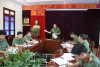Kiểm tra công tác tại công an 02 huyện Mường Nhé, Nậm Pồ
