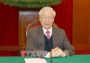 Tổng Bí thư Nguyễn Phú Trọng gửi Điện chúc mừng đồng chí Tập Cận Bình tái cử Tổng Bí thư khóa XX Đảng Cộng Sản Trung Quốc.