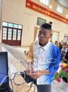 Cán bộ công an tỉnh Điện Biên vượt 600 km đốn công an đến điểm thu nhận căn cước công dân