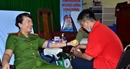 Công an các tỉnh Đồng Tháp, Tiền Giang tham gia hiến máu tình nguyện