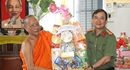 Công an tỉnh Sóc Trăng chúc mừng lễ Sene Đôn ta của đồng bào Khmer