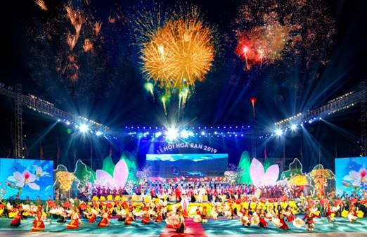 Description: Lễ hội Hoa Ban là hoạt động thường niên của tỉnh Điện Biên được tổ chức vào tháng 3 hằng năm (Ảnh: Sở Văn hóa-Thể thao và Du lịch Điện Biên).